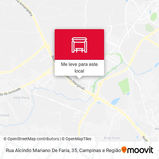 Rua Alcindo Mariano De Faria, 35 mapa