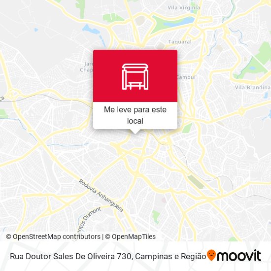 Rua Doutor Sales De Oliveira 730 mapa