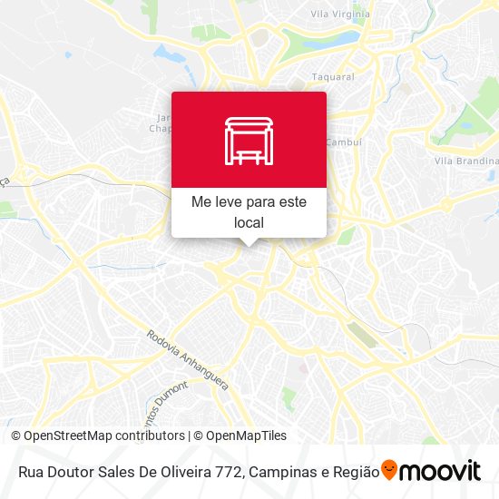 Rua Doutor Sales De Oliveira 772 mapa