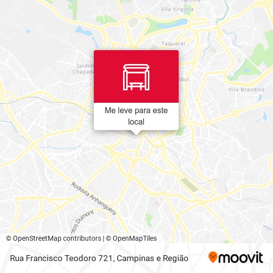 Rua Francisco Teodoro 721 mapa