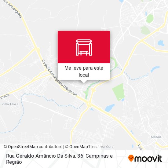 Rua Geraldo Amâncio Da Silva, 36 mapa