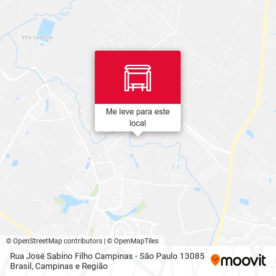 Rua José Sabino Filho Campinas - São Paulo 13085 Brasil mapa