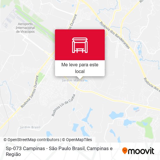 Sp-073 Campinas - São Paulo Brasil mapa