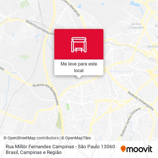 Rua Millôr Fernandes Campinas - São Paulo 13060 Brasil mapa