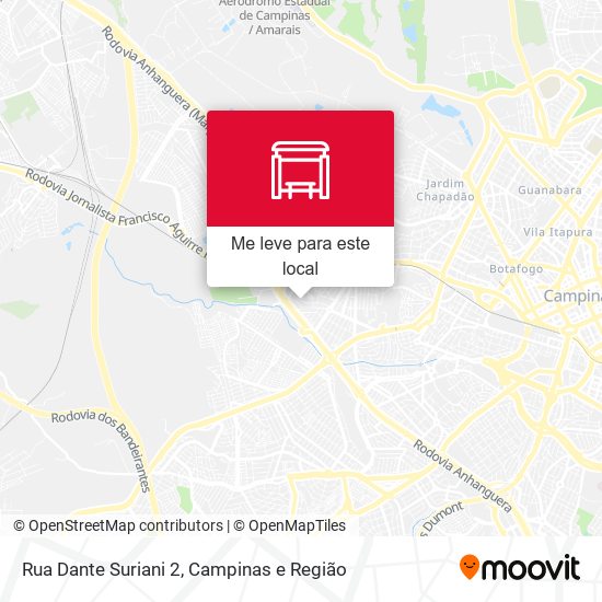 Rua Dante Suriani 2 mapa
