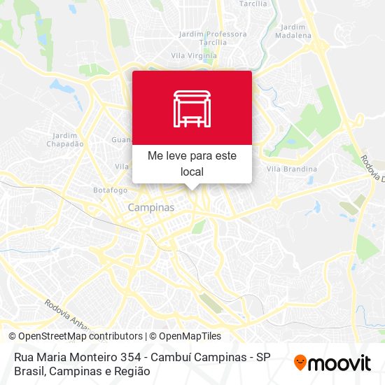 Rua Maria Monteiro 354 - Cambuí Campinas - SP Brasil mapa