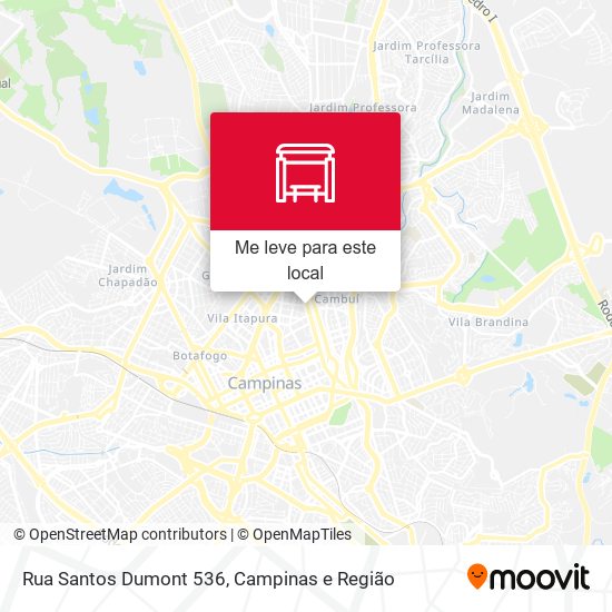 Rua Santos Dumont 536 mapa