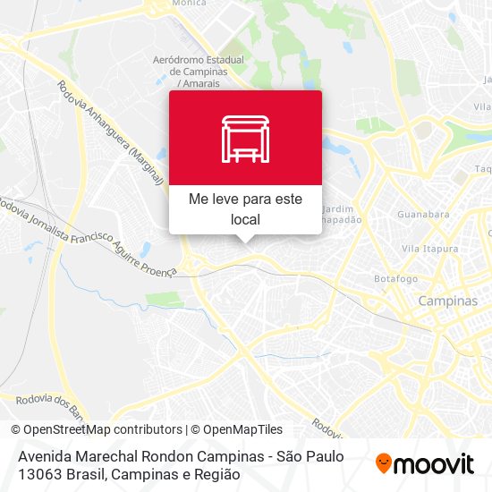 Avenida Marechal Rondon Campinas - São Paulo 13063 Brasil mapa