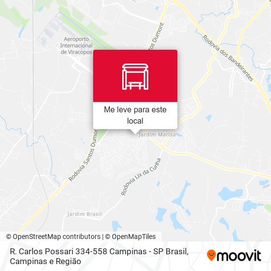 R. Carlos Possari 334-558 Campinas - SP Brasil mapa