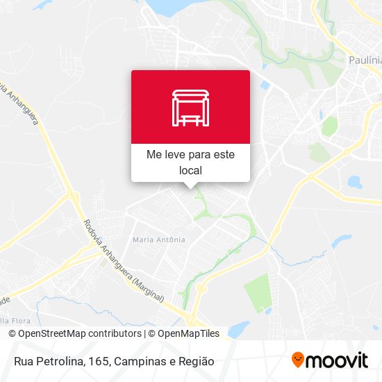 Rua Petrolina, 165 mapa