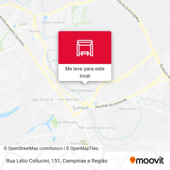 Rua Lélio Collucini, 151 mapa