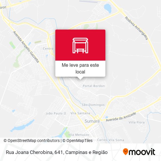 Rua Joana Cherobina, 641 mapa