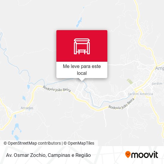 Av. Osmar Zochio mapa