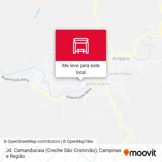 Jd. Camanducaia (Creche São Cristóvão) mapa