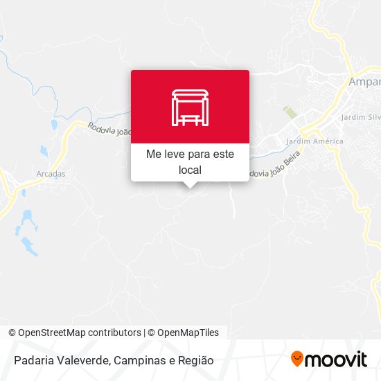 Padaria Valeverde mapa