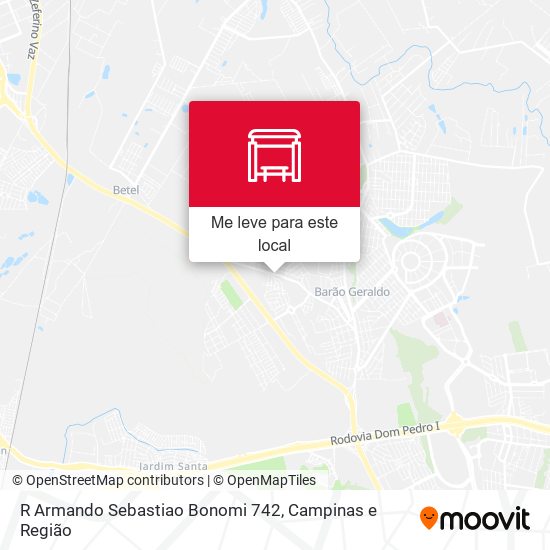 R Armando Sebastiao Bonomi 742 mapa