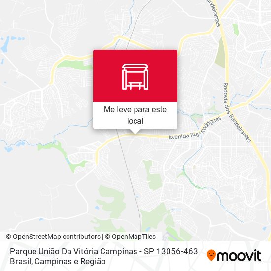 Parque União Da Vitória Campinas - SP 13056-463 Brasil mapa