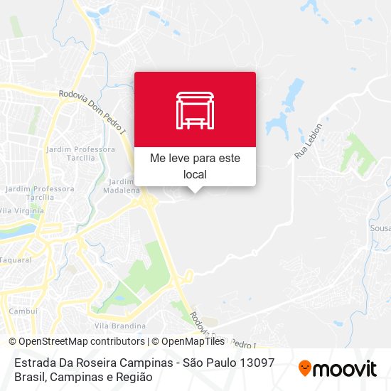 Estrada Da Roseira Campinas - São Paulo 13097 Brasil mapa