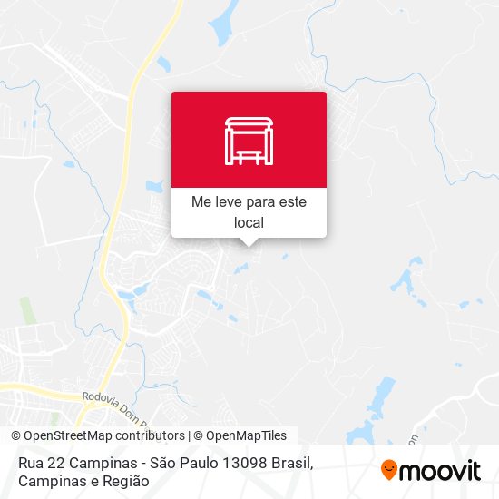 Rua 22 Campinas - São Paulo 13098 Brasil mapa