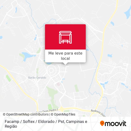 Facamp / Softex / Eldorado / Pst mapa
