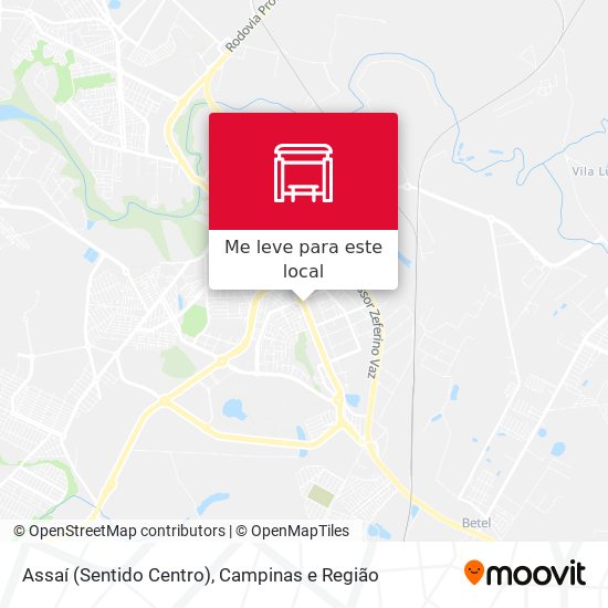 Assaí (Sentido Centro) mapa