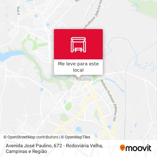Avenida José Paulino, 672 - Rodoviária Velha mapa