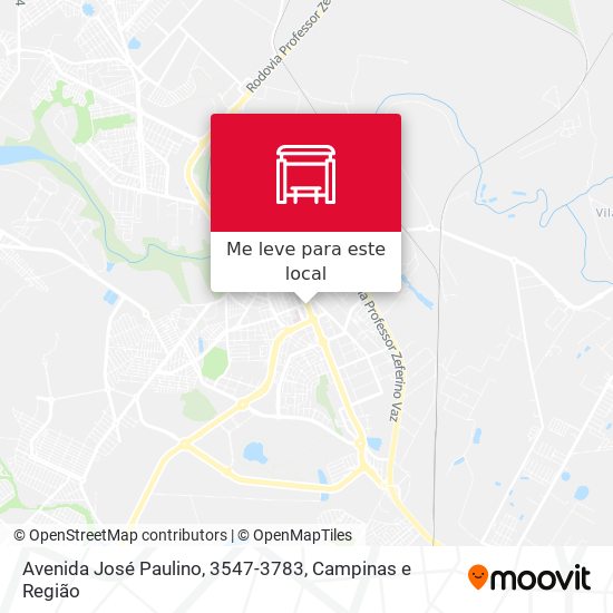 Avenida José Paulino, 3547-3783 mapa