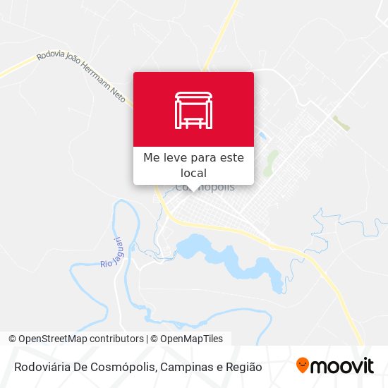 Rodoviária De Cosmópolis mapa