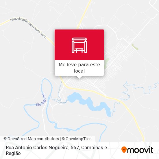 Rua Antônio Carlos Nogueira, 667 mapa