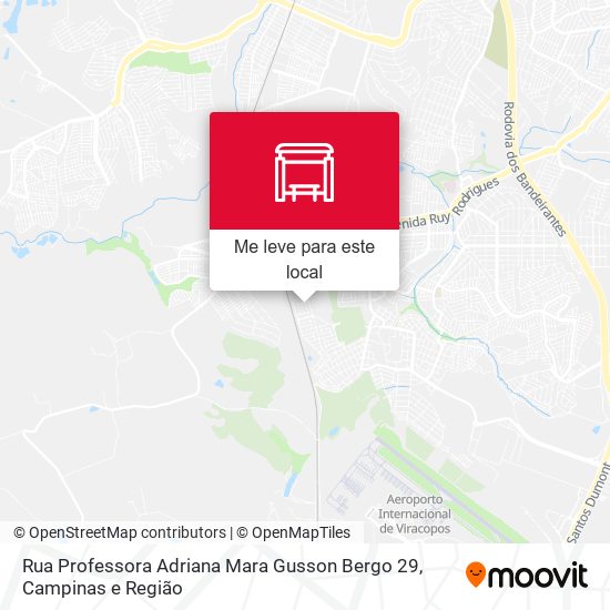 Rua Professora Adriana Mara Gusson Bergo 29 mapa