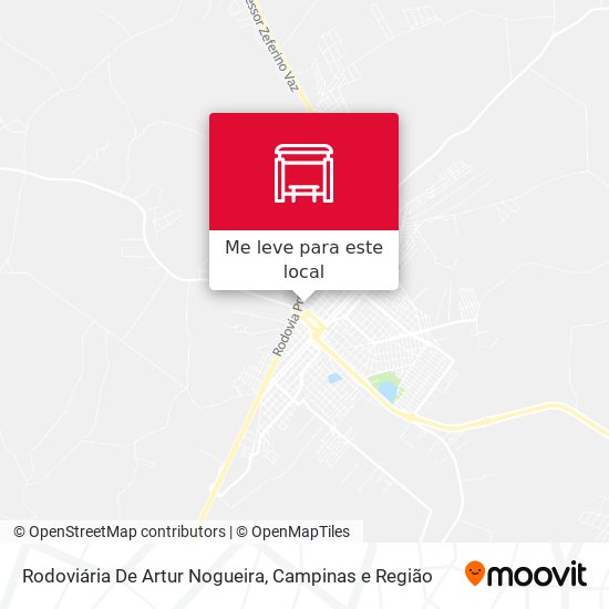 Rodoviária De Artur Nogueira mapa