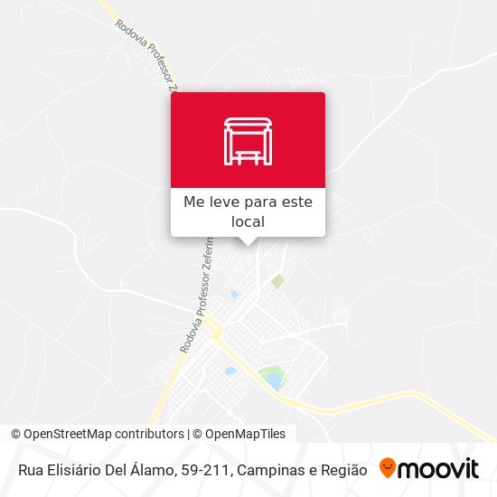 Rua Elisiário Del Álamo, 59-211 mapa