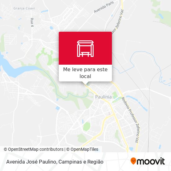 Avenida José Paulino mapa
