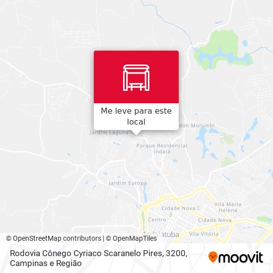 Rodovia Cônego Cyriaco Scaranelo Pires, 3200 mapa