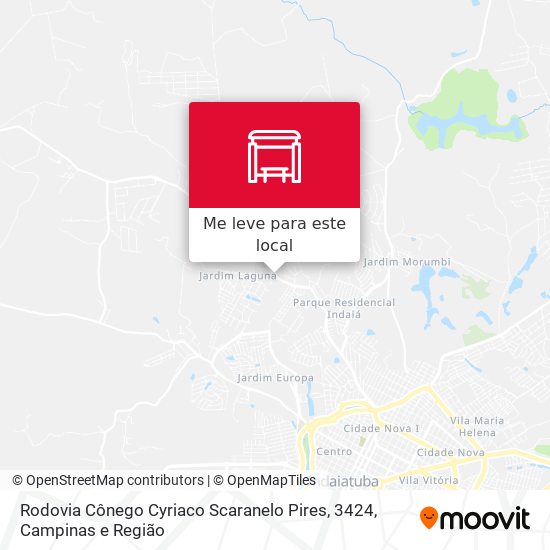 Rodovia Cônego Cyriaco Scaranelo Pires, 3424 mapa