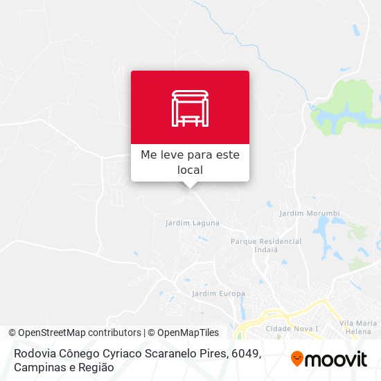 Rodovia Cônego Cyriaco Scaranelo Pires, 6049 mapa