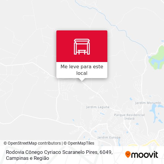 Rodovia Cônego Cyriaco Scaranelo Pires, 6049 mapa