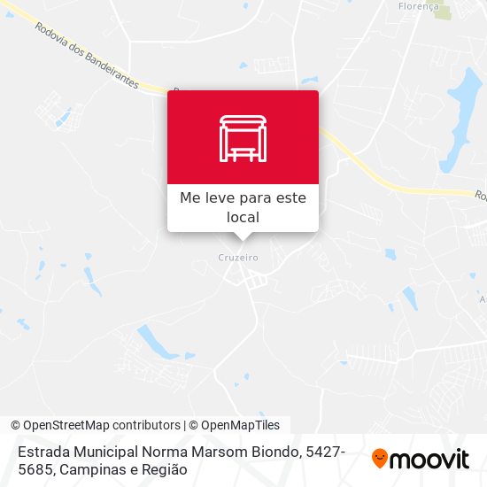 Estrada Municipal Norma Marsom Biondo, 5427-5685 mapa