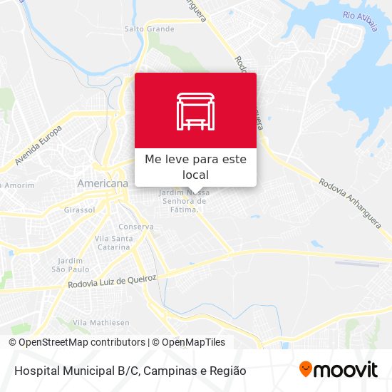 Hospital Municipal B/C mapa