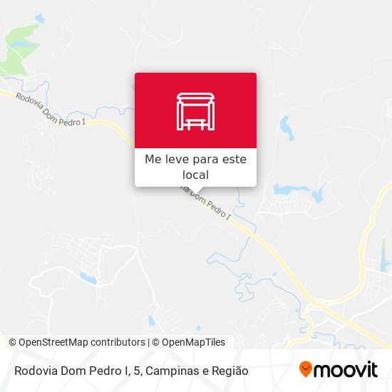 Rodovia Dom Pedro I, 5 mapa