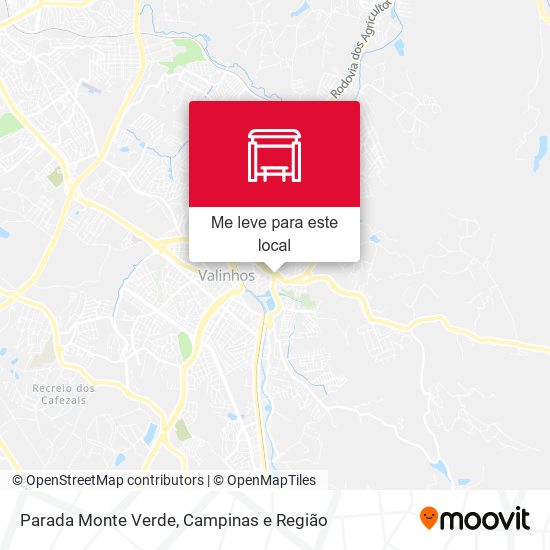 Parada Monte Verde mapa