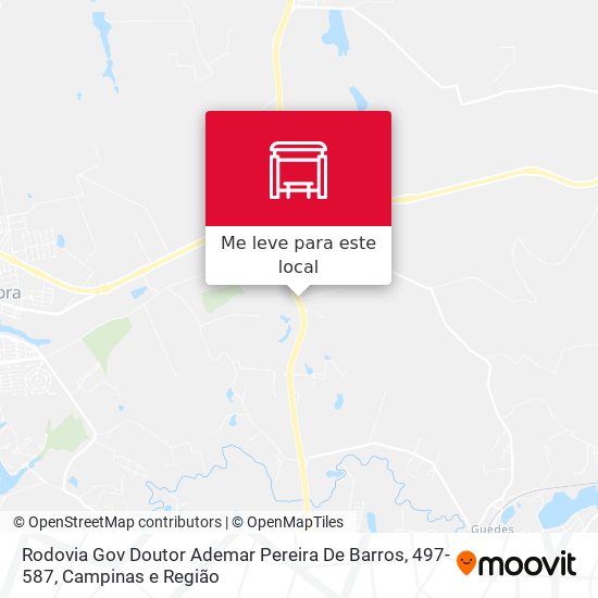 Rodovia Gov Doutor Ademar Pereira De Barros, 497-587 mapa