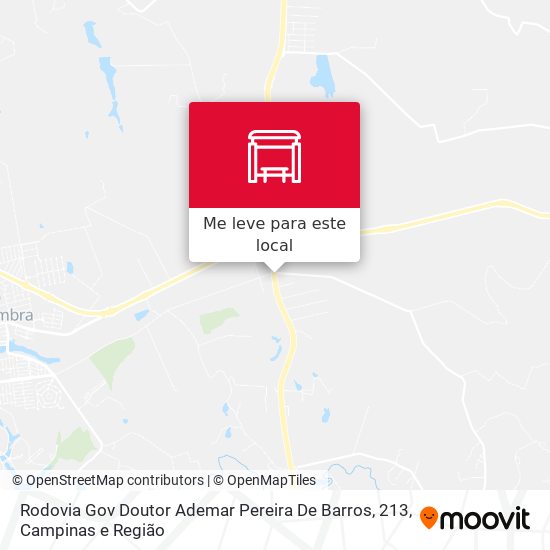 Rodovia Gov Doutor Ademar Pereira De Barros, 213 mapa