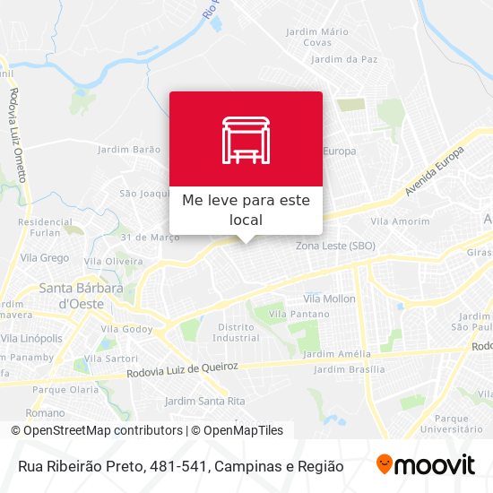 Rua Ribeirão Preto, 481-541 mapa