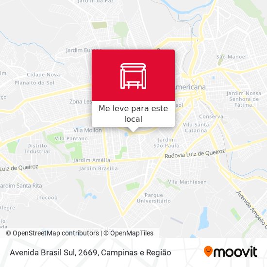 Avenida Brasil Sul, 2669 mapa