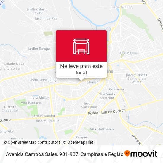 Avenida Campos Sales, 901-987 mapa