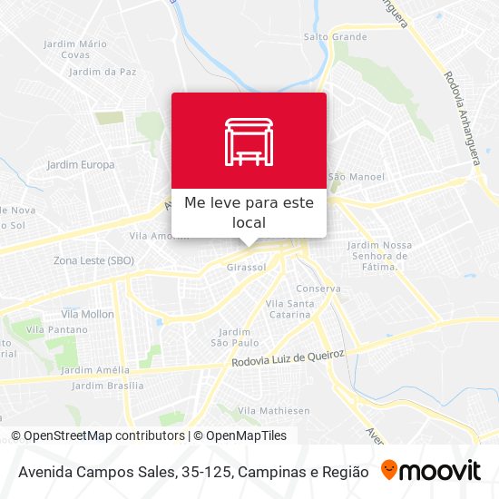 Avenida Campos Sales, 35-125 mapa