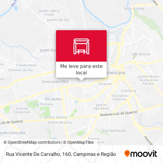 Rua Vicente De Carvalho, 160 mapa