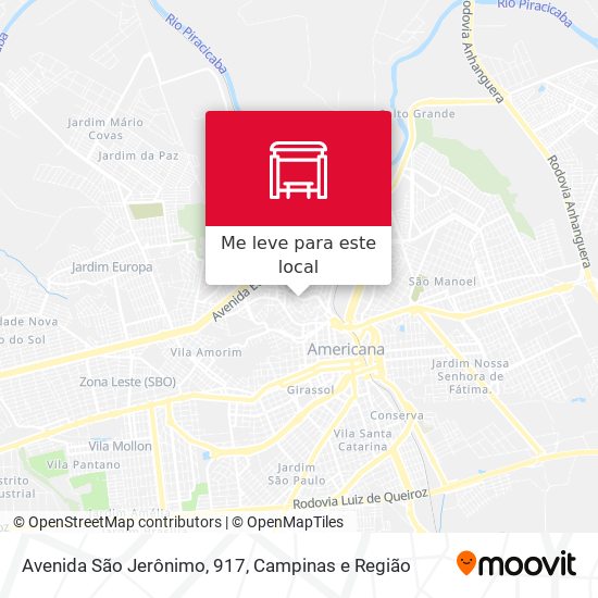 Avenida São Jerônimo, 917 mapa