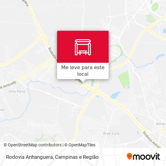 Rodovia Anhanguera mapa